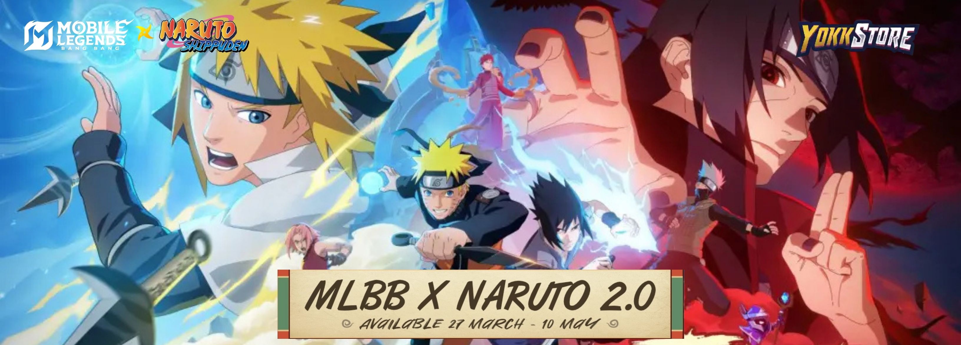 🔥 MLBB x Naruto 2026 Resmi Rilis! Cara Dapat Skin Itachi & Minato + Estimasi Diamond