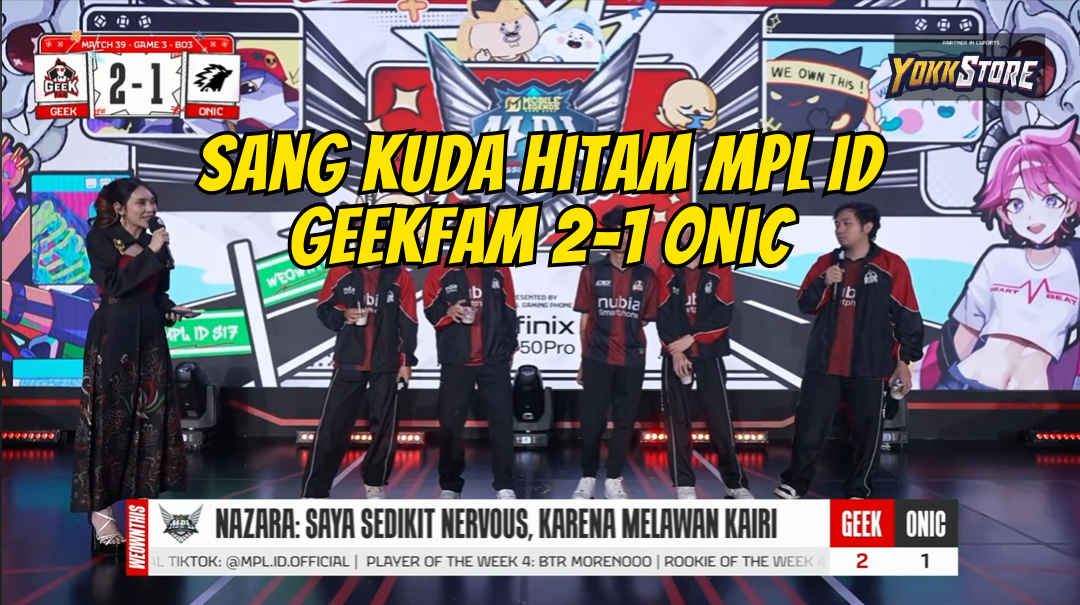 Hasil MPL ID S17 Week 5: ONIC Kokoh di Puncak, Geek Fam Ciptakan Kejutan Besar