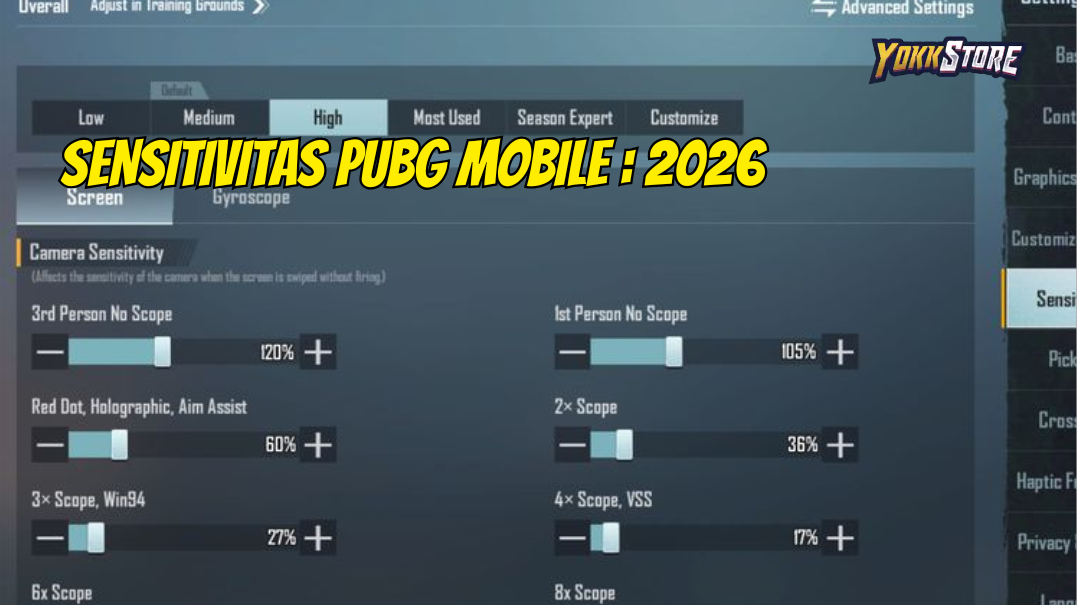 Sensitivitas PUBG Mobile No Recoil 2026: Panduan Lengkap Agar Aim Stabil dan Akurat