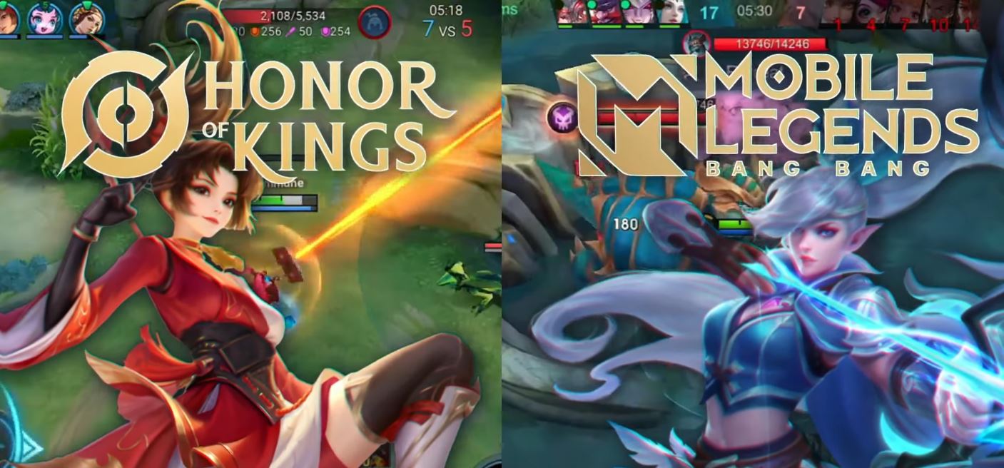 MLBB vs Honor of Kings - Game MOBA Teratas di Playstore!