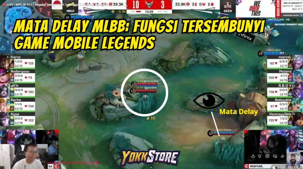 Mata Delay MLBB: Fungsi Tersembunyi yang Sering Dipakai Pro Player buat Baca Pergerakan Musuh