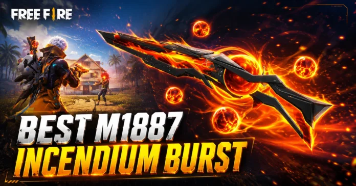 SG Meteor Free Fire, Skin M1887 Langka dengan Efek Api