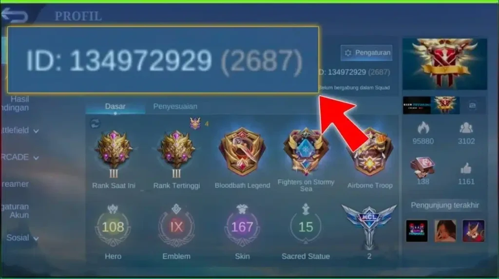 Cek ID ML