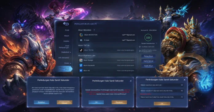 Kata Sandi Sekunder ML: Fungsi, Cara Membuat, dan Reset