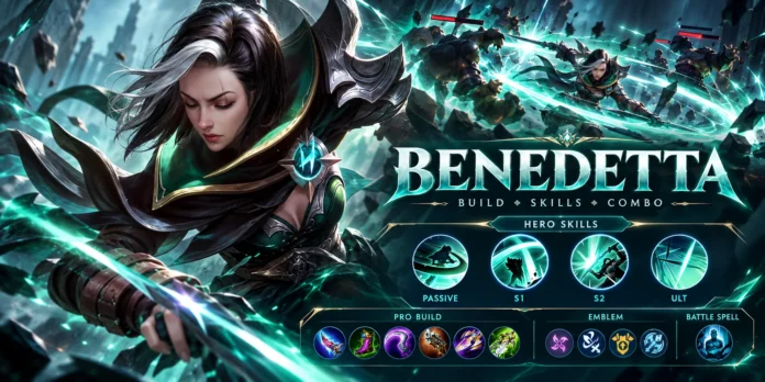 Benedetta MLBB 2026: Skill, Build, Emblem, dan Combo Terbaik
